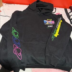 Vibrant Planet Graphics Unisex Hoodie Sz Lg (24p2p-26L) Great Condition
